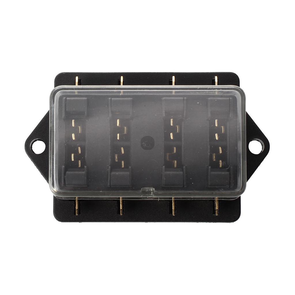 Sicherungshalter Block 4 Weg Auto Schaltung+4 Blade Sicherung 12V //24V