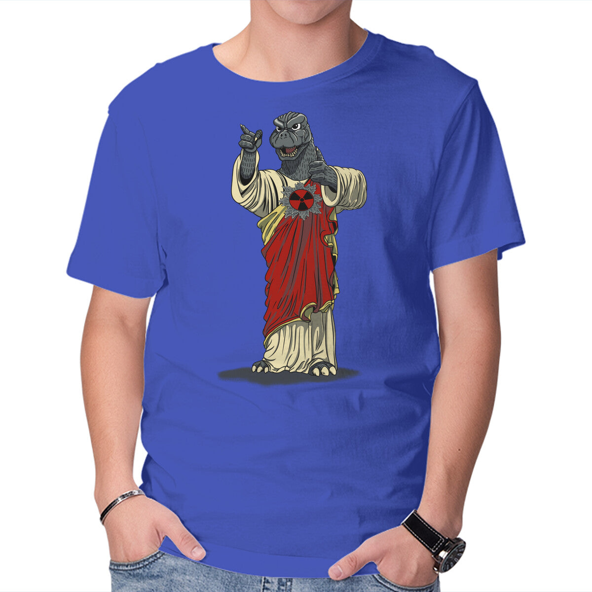 Unisex Crew Neck T-Shirt Son Of Godzilla Graphic Short Sleeve Casual Tee XXXXL