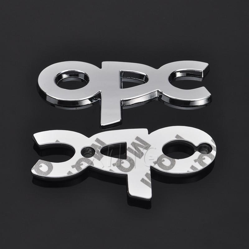 Metal Car Sticker Auto Badge Emblem Decal For Opel OPC Logo Astra H G J K F Zafira a B Corsa B C D Mokkav Insignia Car Styling LE4