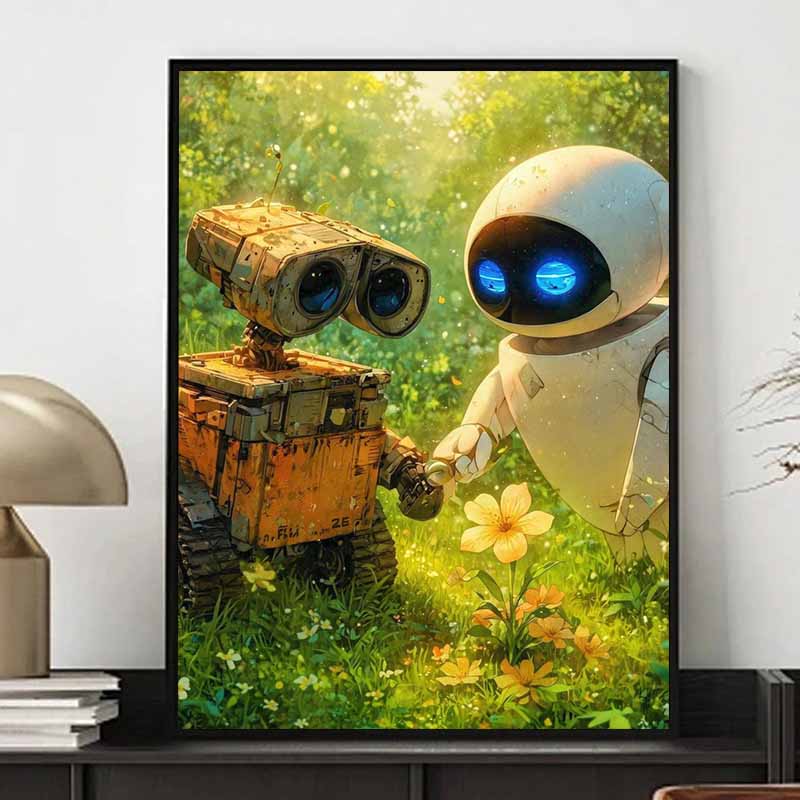 Disney Diamond Painting WALL E Eve Diamond Painting Fantasy Space Cartoon Movie Cross Stitch Embroidery Handmade Gift Home Decoration