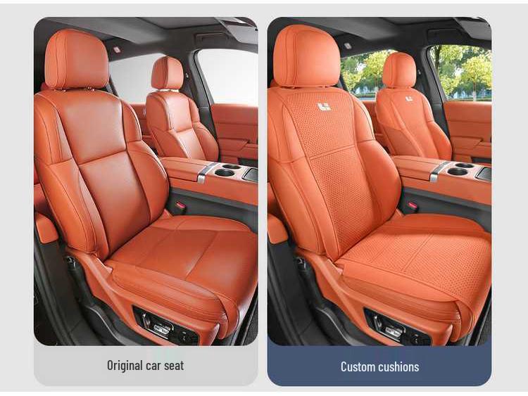 Ideal L7 Universal Suede Car Seat Cushion for Five-Seater - Four Seasons Half Surround Saddle Pad