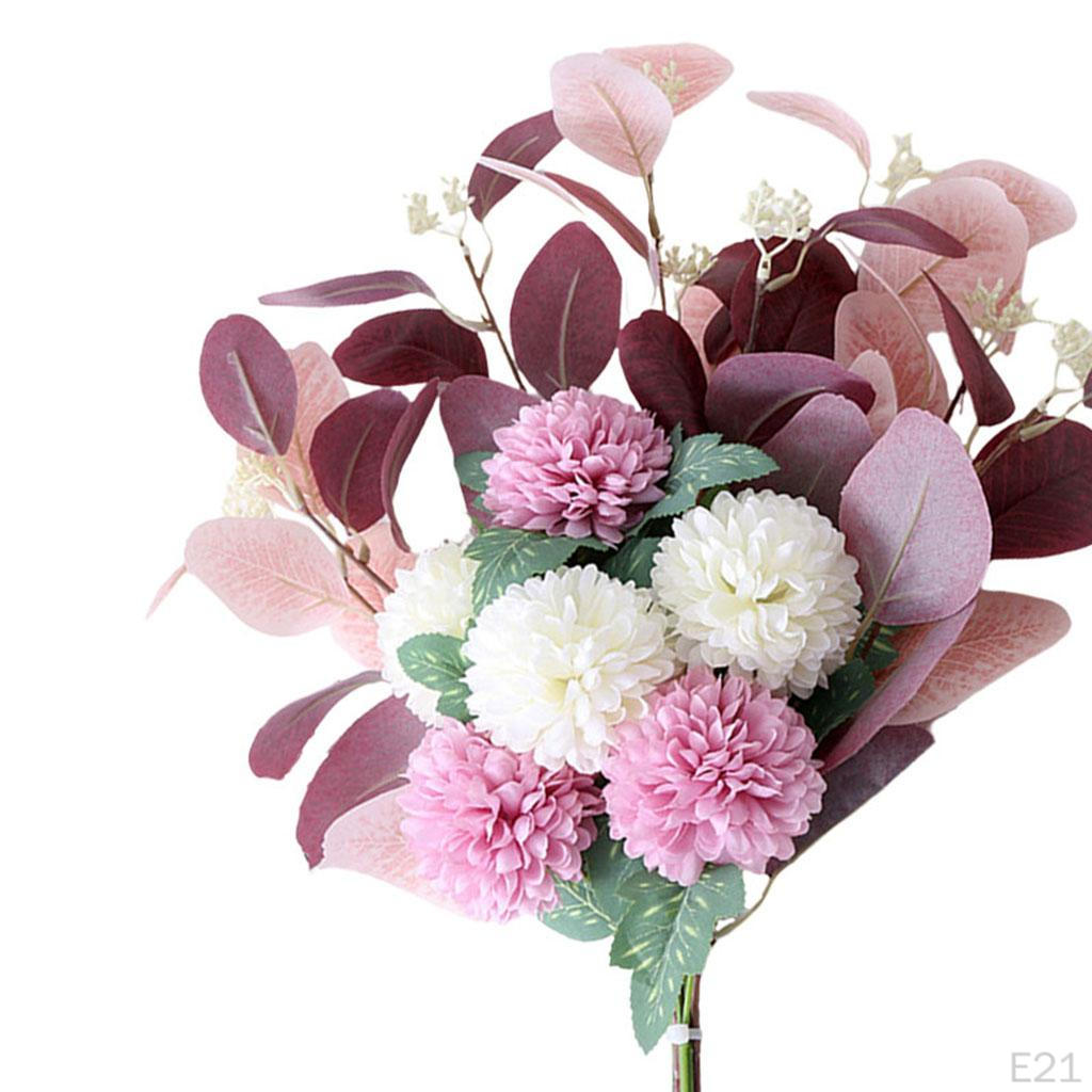 Artificial Flower Bouquet Bridal Decoration Silk Nordic DIY Flowers for Home Table Wedding