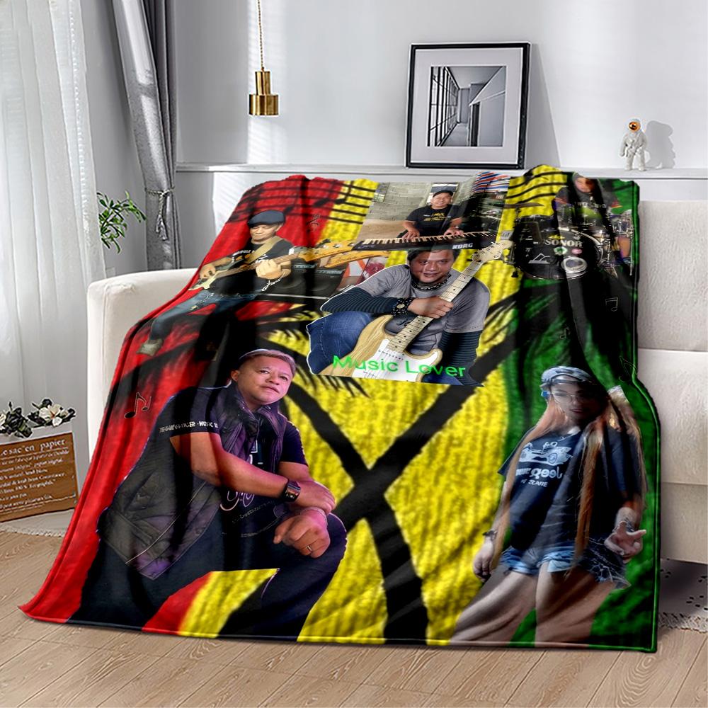 Bob Marley Reggae Legend Blanket Soft Warm Cozy Perfect For Seaside Bed Livingroom For All Seasons Playful Design