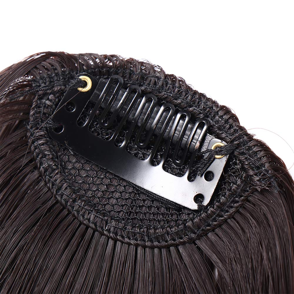 Side Bangs Hair Styling for Women Hair Extension Synthetic Air Bangs False Hair Fringe Hairpieces