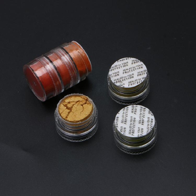 10Pcs Mica Powder for Resin Cosmetic Pearl Powder for Nails Decor Makeup DIY