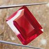 95 Cts Natural CERTIFIED Ruby Emerald Shape Red Rare Loose Gemstone