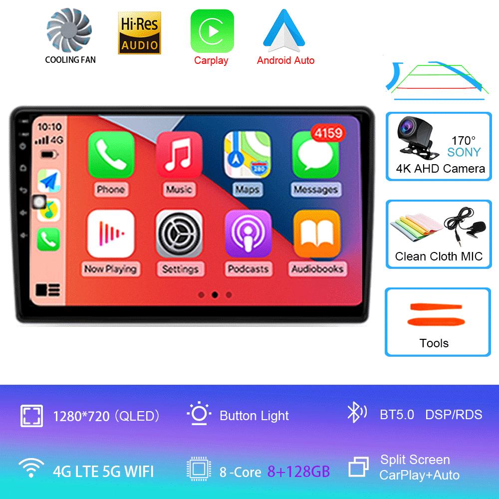 For Toyota Corolla Auris 2013 -2016 Android 14 Car Radio 4G GPS Navigation Carplay Audio Stereo Multimedia Auto DVD 2Din 2 Din