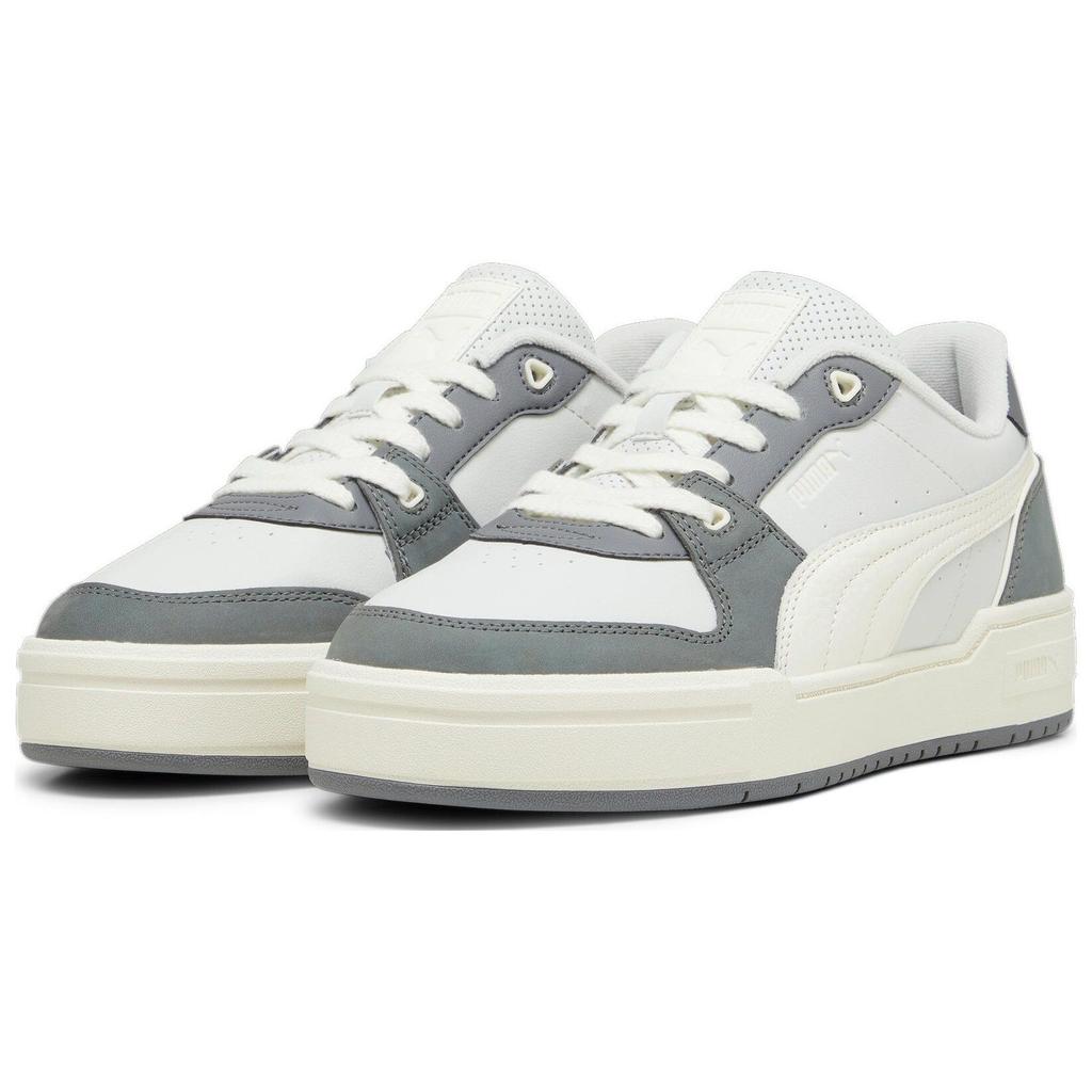 Puma CA Pro Lux 2 Cinza Pena Tênis Unissex Cinza-Escuro-Frio Branco-Quente 393176-03