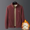 Men's Outdoor Warm Middle Layer Lamb Fleece Cardigan Winter Fleece Thick Jacket