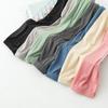 Children's Ice Silk Casual Sports Pants - Candy Color Elastic Ankle, Mosquito-Proof Sleepwear for Boys & Girls