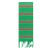 Plush Tassel Shawl Colorful Cashmere Scarves Classic Stripe Wool Scarf  Girl