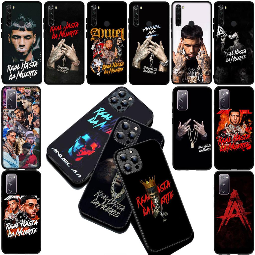 Anuel Hot AA Silicone Cover for Apple iPhone 16 14 15 Plus 11 Pro Max 16E ProMax + 15Plus 16+ 14+ Coque Phone Case