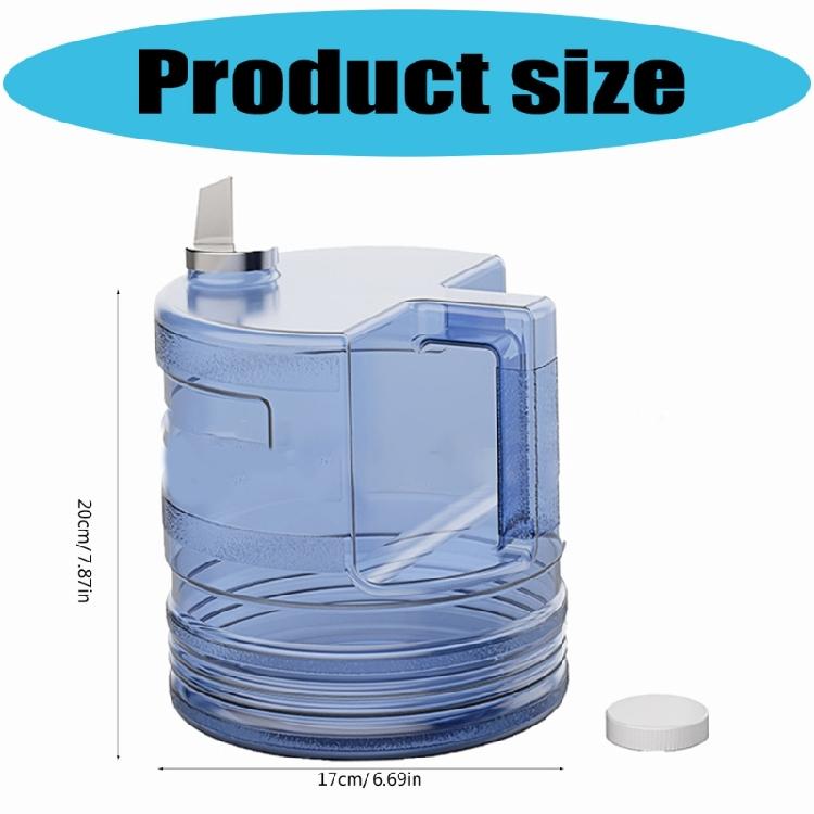 1 Gallon Food Grade Plastic Vessel for Distiller Lightweight and Leak Proof Water Bottle with Comfortable Handle