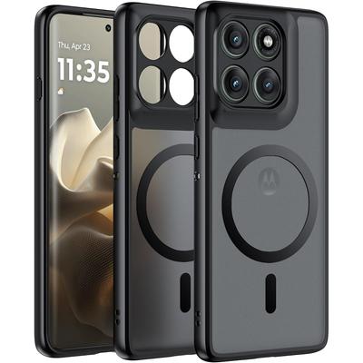 Hülle für Magsafe Magnetisches Kabelloses Laden Hart PC Matte Abdeckung Für Motorola MOTO G67 G57 Power Edge 70 G86 G56 G85 60 Pro Fusion