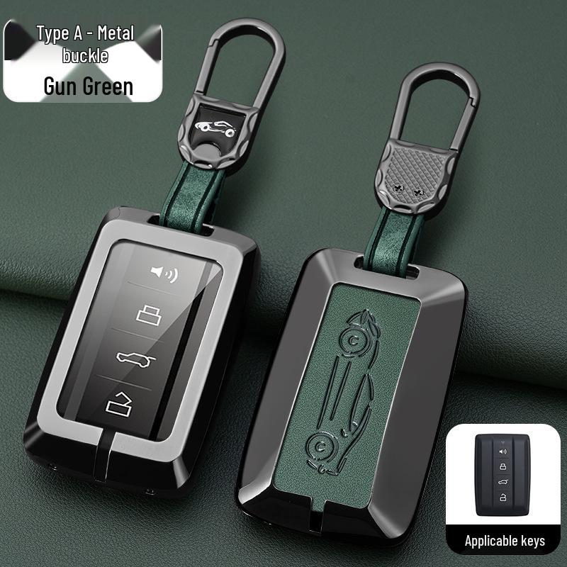 Tank 300 Car Key Cover Set: Compatible Key Shell & Protective Wrap with Buckle