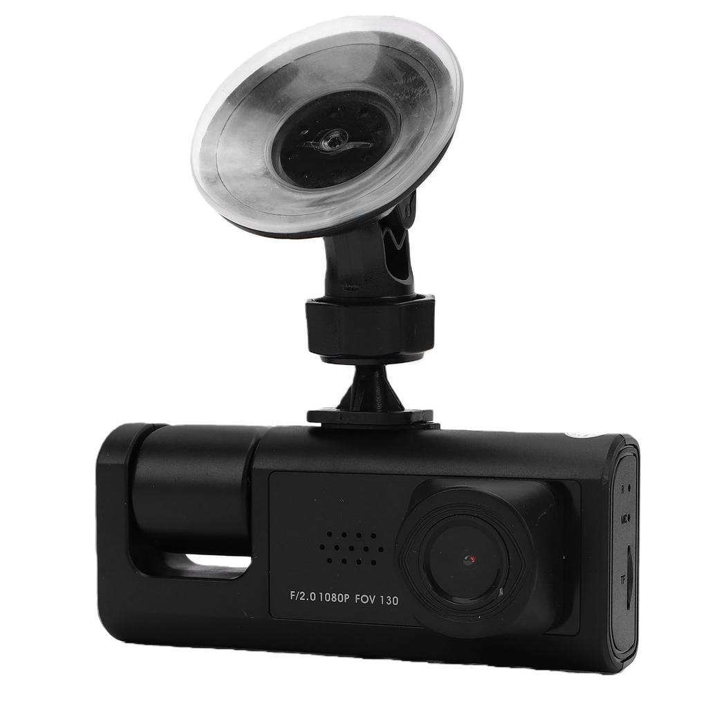Dash Cam Front Rear and Inside for Cars 1080P HD 3 Channel WiFi Loop Recording Dashboard Camera with 2 Inch TFT Screen