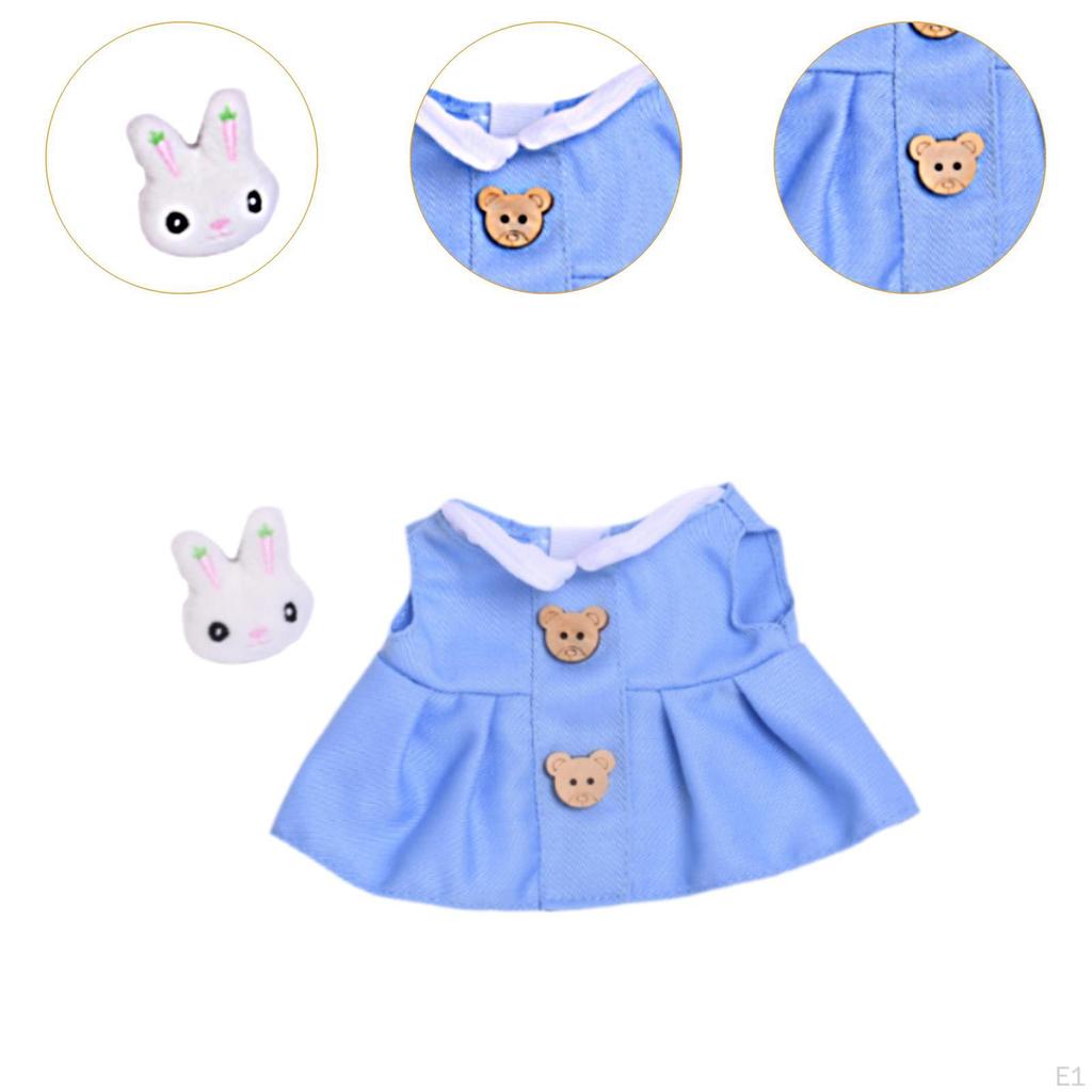 20cm Girls Doll Dress Clothes Imagination Coordination DIY Toy Accessories Fashion