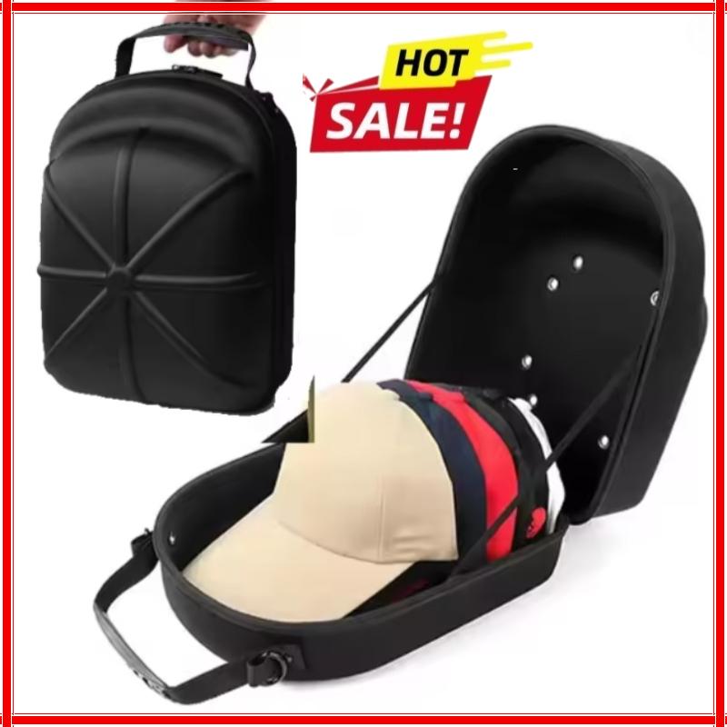 1pc Baseball Hat Travel Bag Baseball Cap Travel Case Storage Carrier Box Display Bag Eva Baseball Cap Carrying Bag