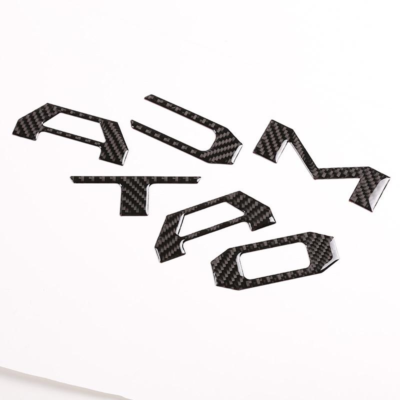 

For Toyota Tacoma 2016-2020 Soft Carbon Fiber Car Rear Tailgate Letter Panel Decorative Sticker Car Accessories