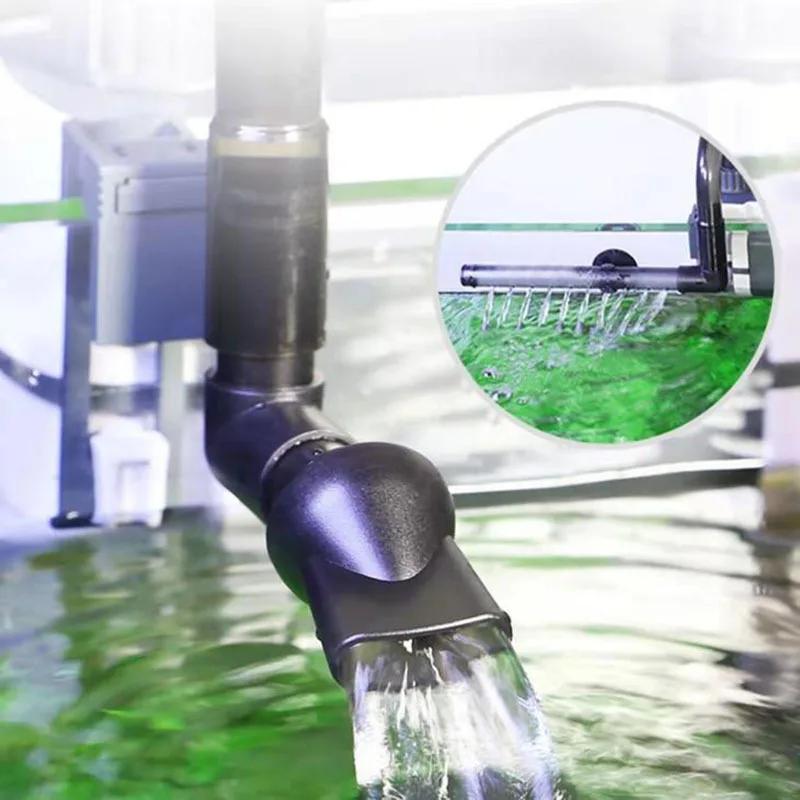 Wall-mounted Fish Tank Waterfall Filter Aquarium External Hanging Water Pump Small Circulation Filter Remove Oil Film Canister