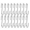 100Pcs S Shape Hooks Heavy Duty Stainless Steel Kitchen Utensil Hangers for Pots Pans Clothes Over The Door Closet Storage