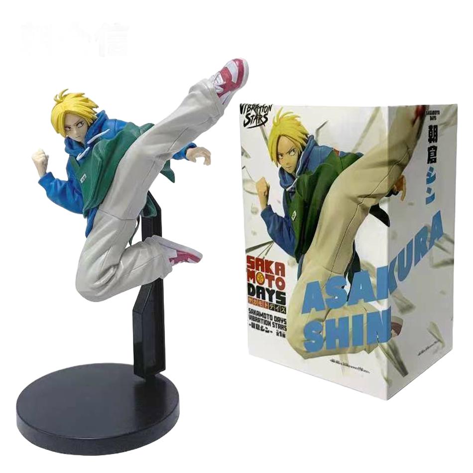 1-3pcs Stock anime figure sakamoto days sakamoto taro Shin Asakura action figure figurine pvc toys for kids collector 21cm Gift