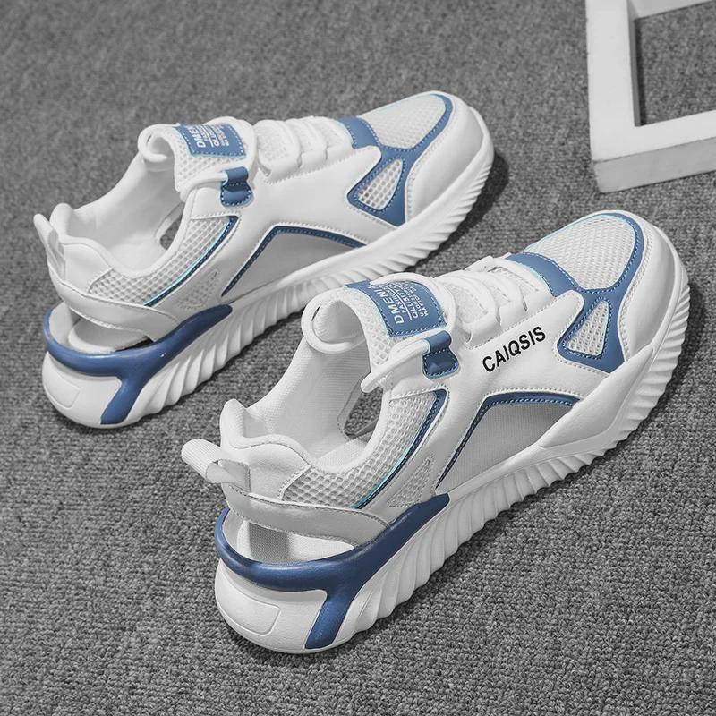 2024 Men's Summer Outdoor Sandals: Dual-Purpose Hollow Toe Slippers for Driving, Sports, and Beach