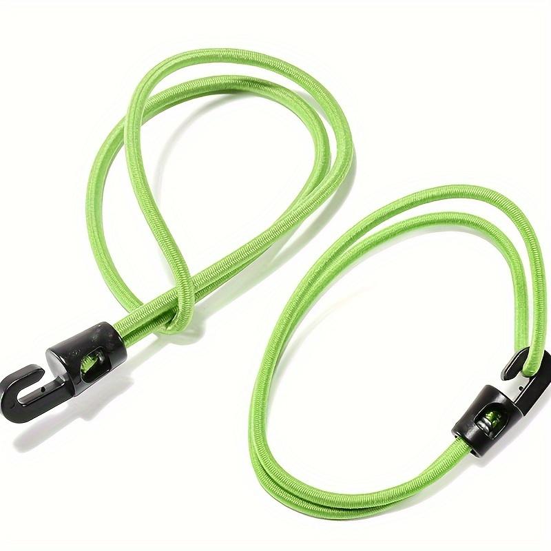 [Durable Rubber] Elastic Mini Luggage Straps | 3pcs | Green & Black Rubber | Durable, Foldable & Cold-Resistant, Secure Fastening | Travel