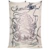 Chanel Camellia/CC Logos Quilted Print Cashmere Stole BeigeUsed