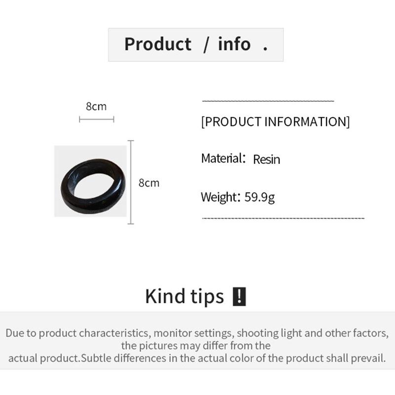 Retro Resin Geometric Round Brown Coffee Smudge Chunky Bangles for Women Girl Acrylic Wide Cuff Bracelet 2025 New Jewelry