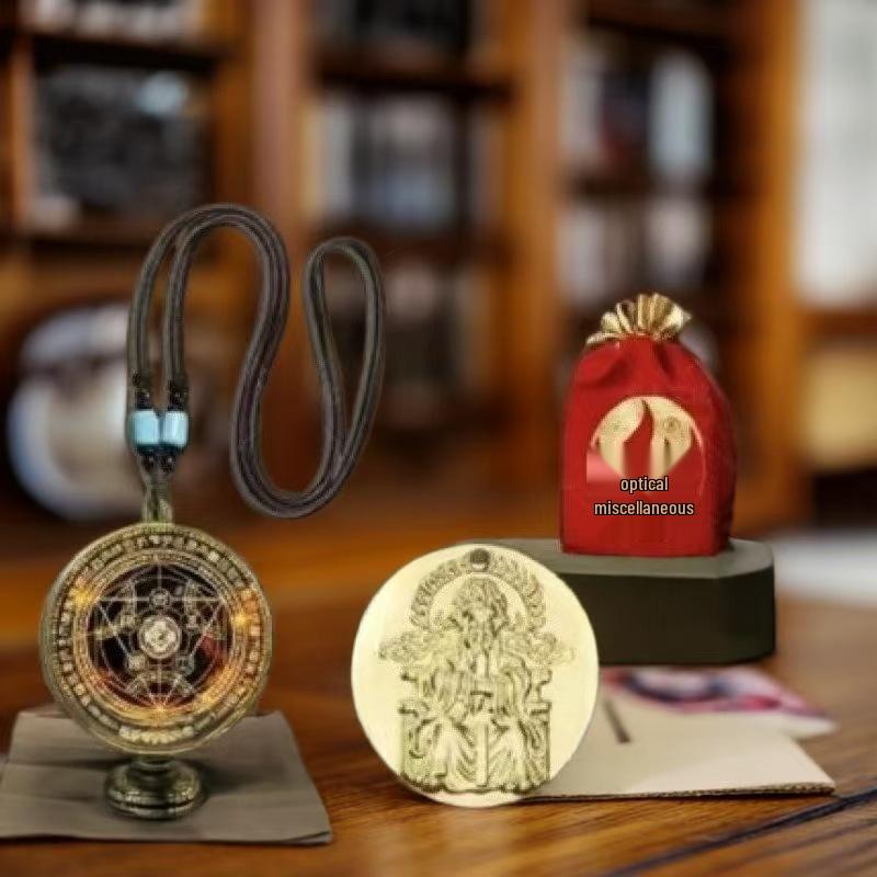 Nine Sons Wealth & Fortune Pendant: Eight Directions Prosperity & Noble Attraction Charm