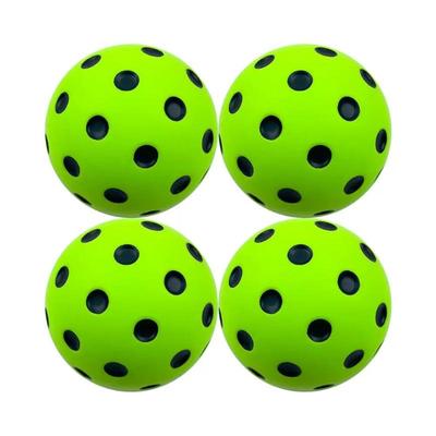 1Pc Silent Pickleball Indoor Entertainment Silent Practice Ball Pu Foam High Bounce Resistance Not Disturbing People