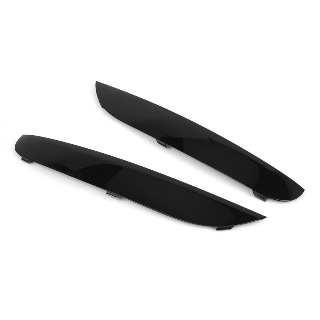 Front Bumper Grille Moldings Sets, Engineered Replacement for F02 LCI 2008 2015 M Model, with OEM Part Numbers 51118047727 51118047728
