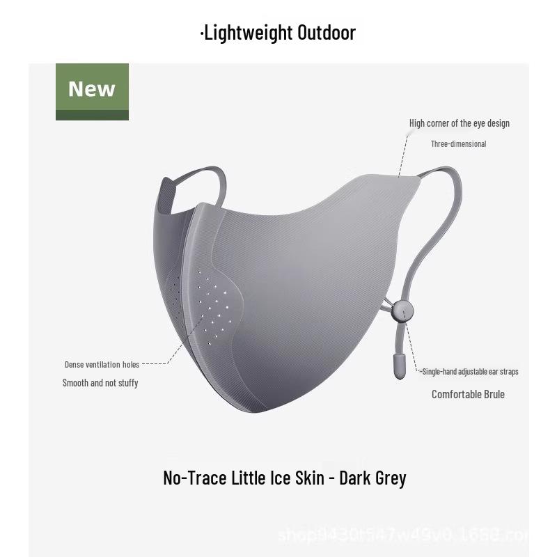 Women's Breathable Anti-UV Full Face Sunscreen Mask with Eye Protection