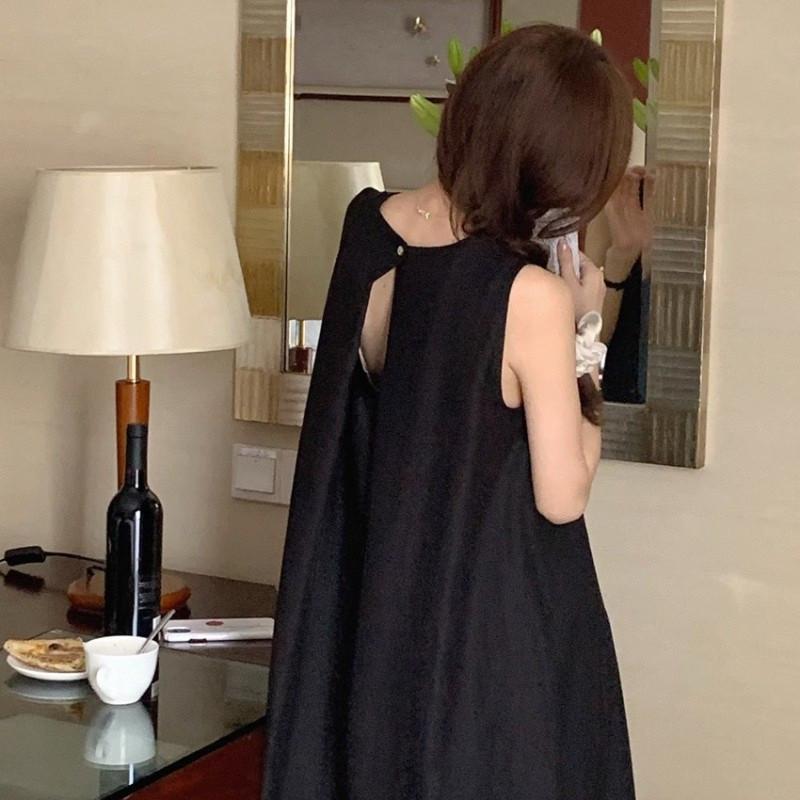 Summer Womens A Line Dress With Pleated Design For Office Casuals