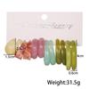Sweet Large Earrings Fashion Dangle Earring Simple Acrylic Earrings Set  Party Jewelry