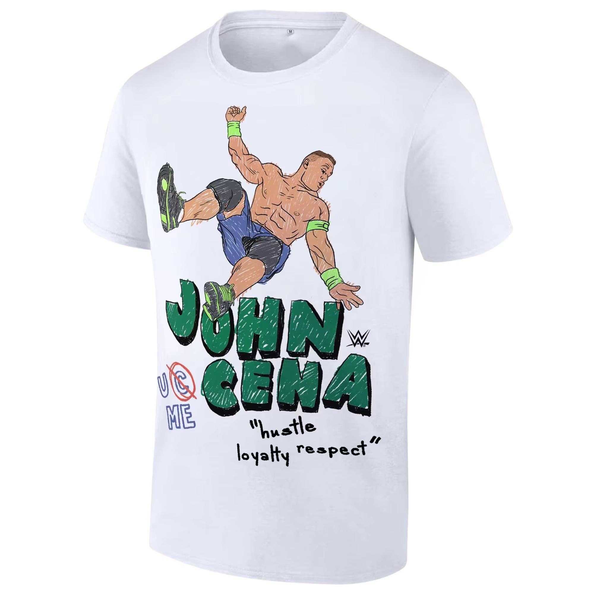 ZheXiong TEE 2025 Nieuw Heren Lichtblauw John Cena Afscheidstournee Toronto T-shirt Zomer Dames T-shirt Sport Casual Oversized Kinderen/Volwassenen Tops XL