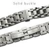15mm 17mm 316L Stainless Steel Watchband Fit for Longines DolceVita L5.512/L5.255 Series Silver Rose Gold Watch Strap Tool