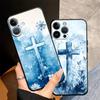 Creative Cartoon Cross Funda Phone Cover Case for Apple iPhone 17 Pro Max XR XS MAX 12 15 Pro 7 8 11 13 16 14 Air