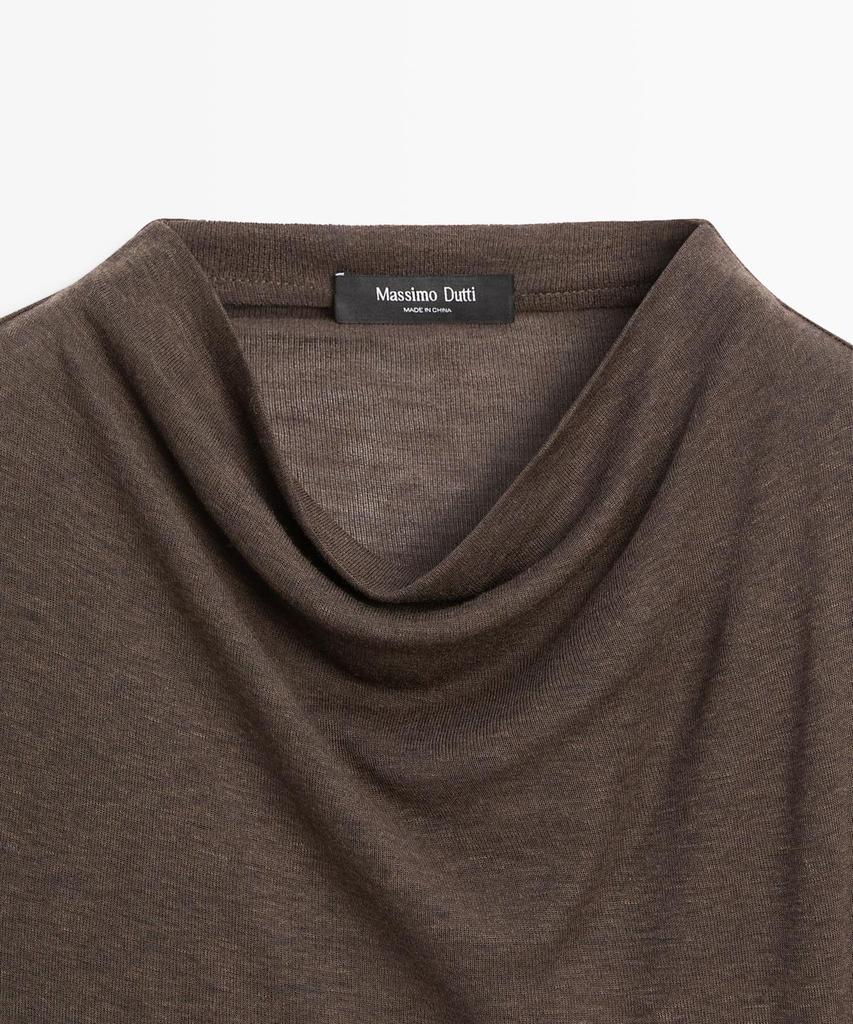 Masimodutti Funnel Neck T-Shirt