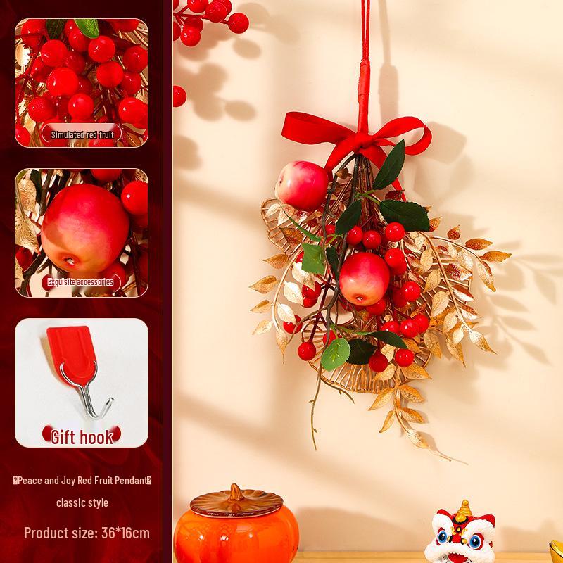 Housewarming Door Hanging: New Home Fortune Fruit String for Indoor Living Room Decor, Adds Birthday Atmosphere