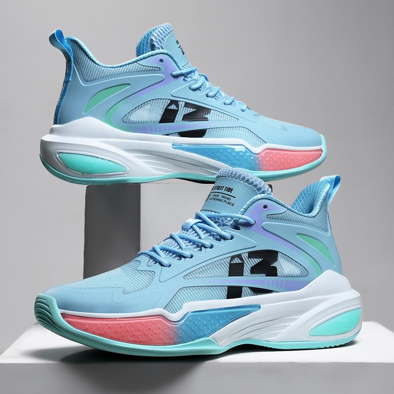 

Men s basketball shoes new student non-slip wear-resistant sound sports shoes youth outdoor actual combat shoes 36