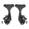 Musiclily Pro Bass Gear for Electric Black L2+R2 Tuners, 171 Ratio, 4-String Ibanez-Style Basses,