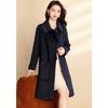 Women's Mid-Length Double-Faced Wool Blend Coat