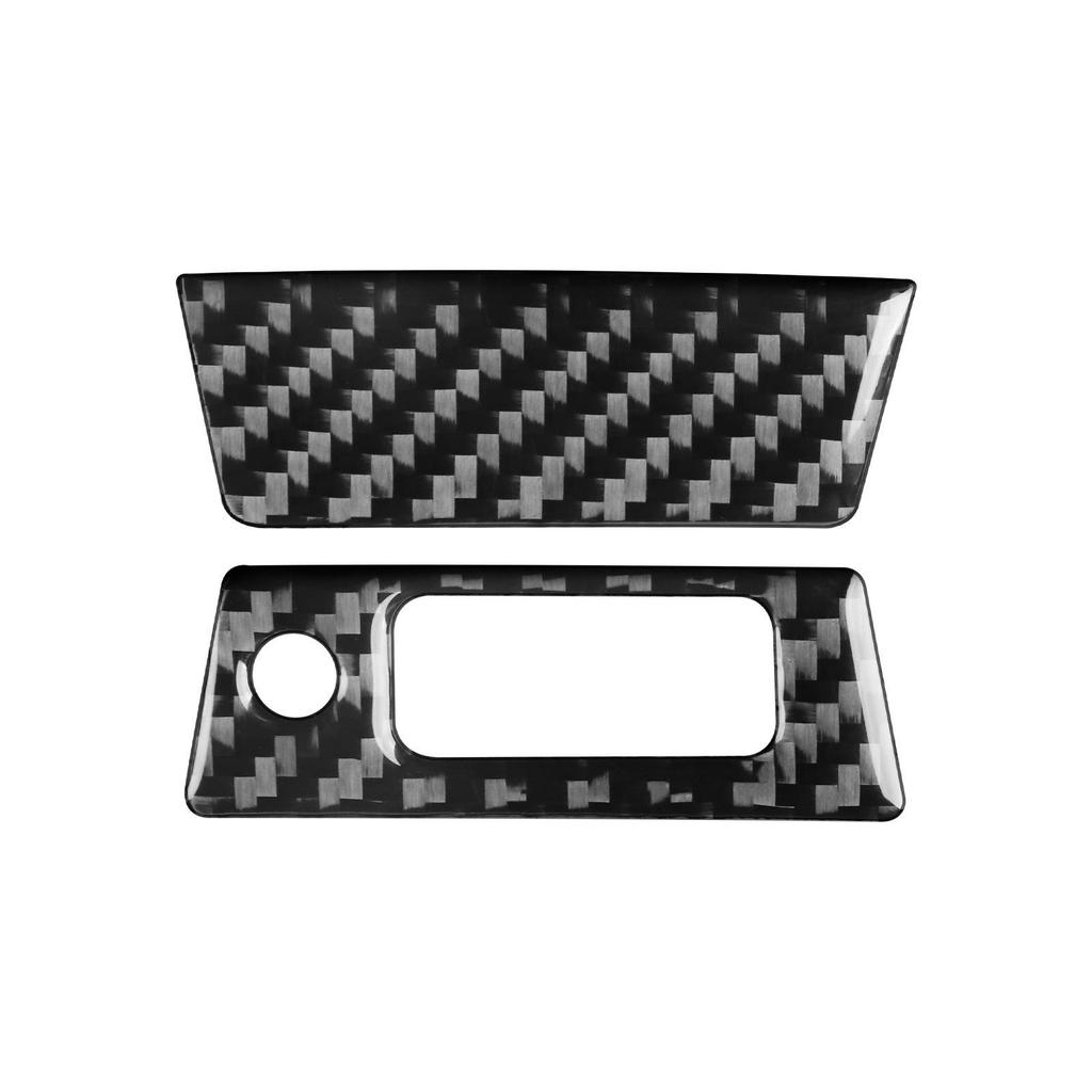 Carbon Fiber Interior Parts for Honda Accord 03-07: Steering Wheel, Window Lifters, Center Console, and Instrument Panel.