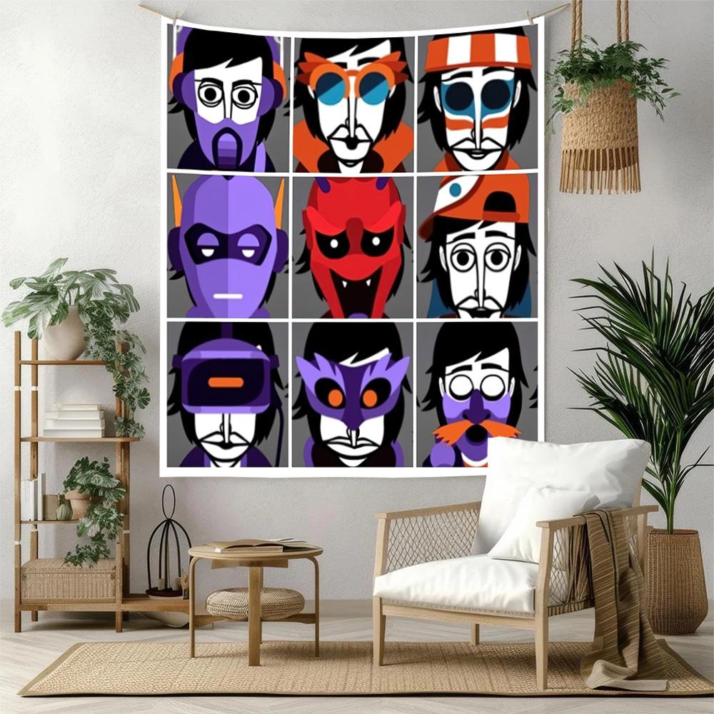 Incredibox Wall Decor Tapestry Art For Pet Memorial Birthdaywedding Party Backdrop Family Gift