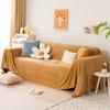 Moping Cat Feeling Plush Sofa Cover Blanket for All-inclusive Sofa Towel  Living Room Sofa Cover Anti-cat Scratch Couch Cover