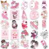 50PCS Cute My Melody Cartoon Stickers for DIY Decoration – Waterproof for Phone Cases, Suitcases, Water Bottles, Desktops