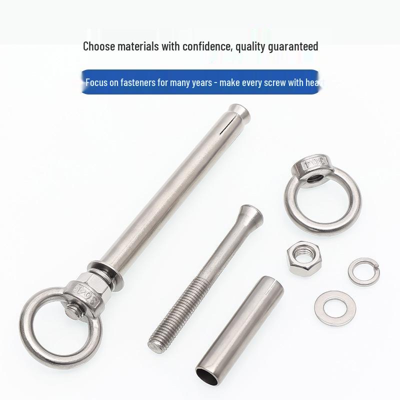Stainless Steel 304 Eyebolt Expansion Nail with Fixing Loop