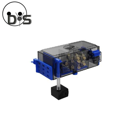 Filtr do akwarium Filtr wielowarstwowy do akwarium z natlenianiem wodospadowym Cichy system filtracji do akwariów 50L/90L